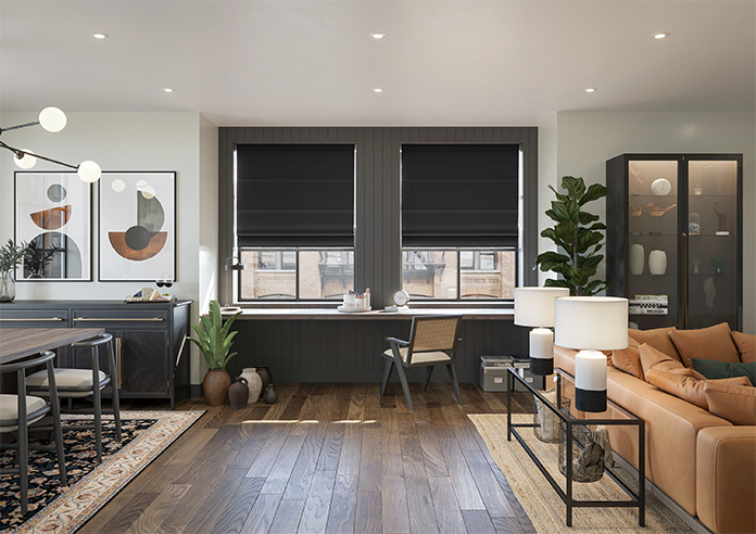 Ascot, Night Sky - Twist&Fit Roman Blind - Image 8